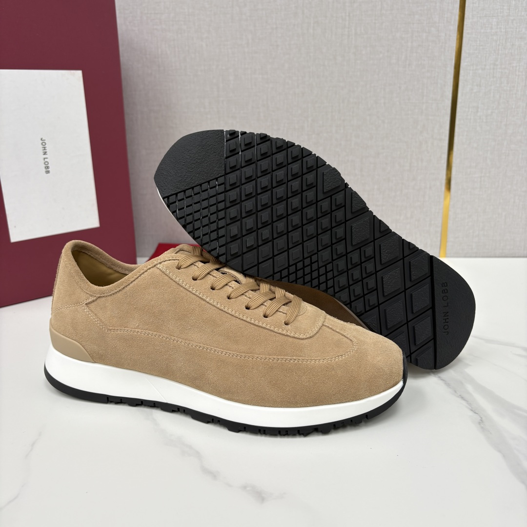 💋💍JL家新品 John Lobb 休闲鞋男士轻奢运动鞋 官方 10,300 作为爱马-仕旗下顶级鞋履品