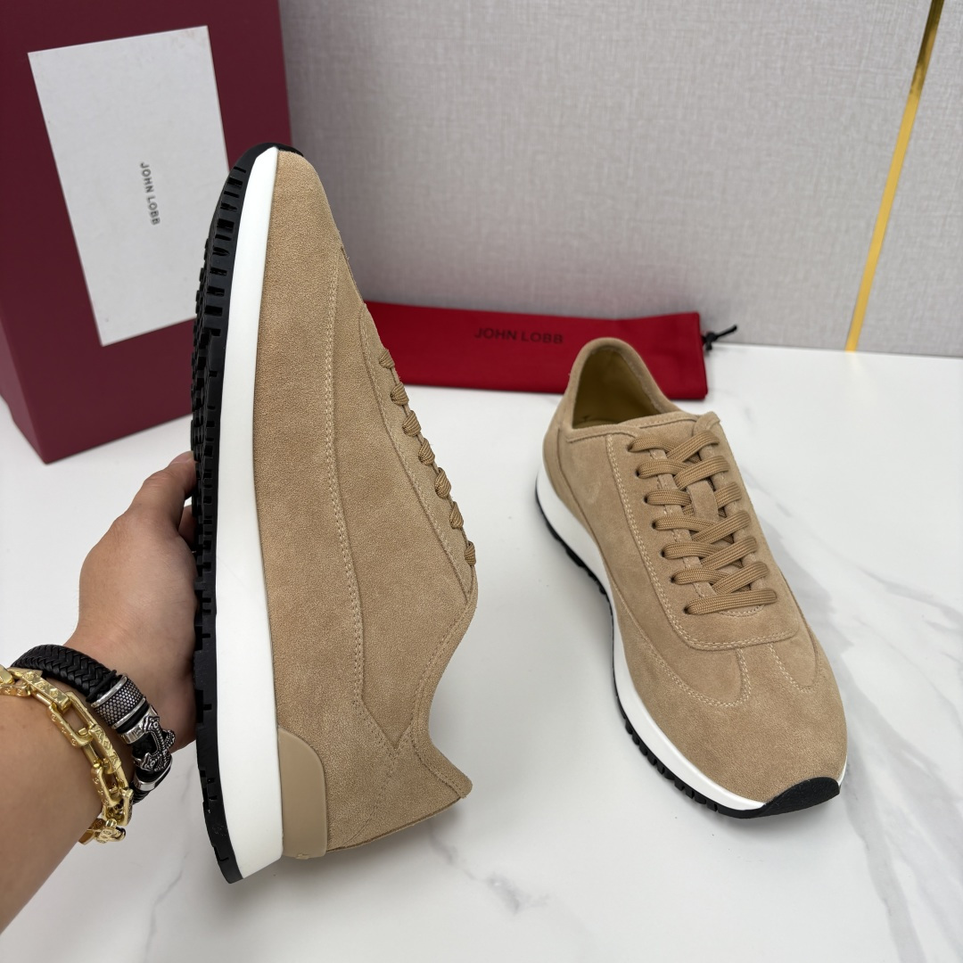 💋💍JL家新品 John Lobb 休闲鞋男士轻奢运动鞋 官方 10,300 作为爱马-仕旗下顶级鞋履品