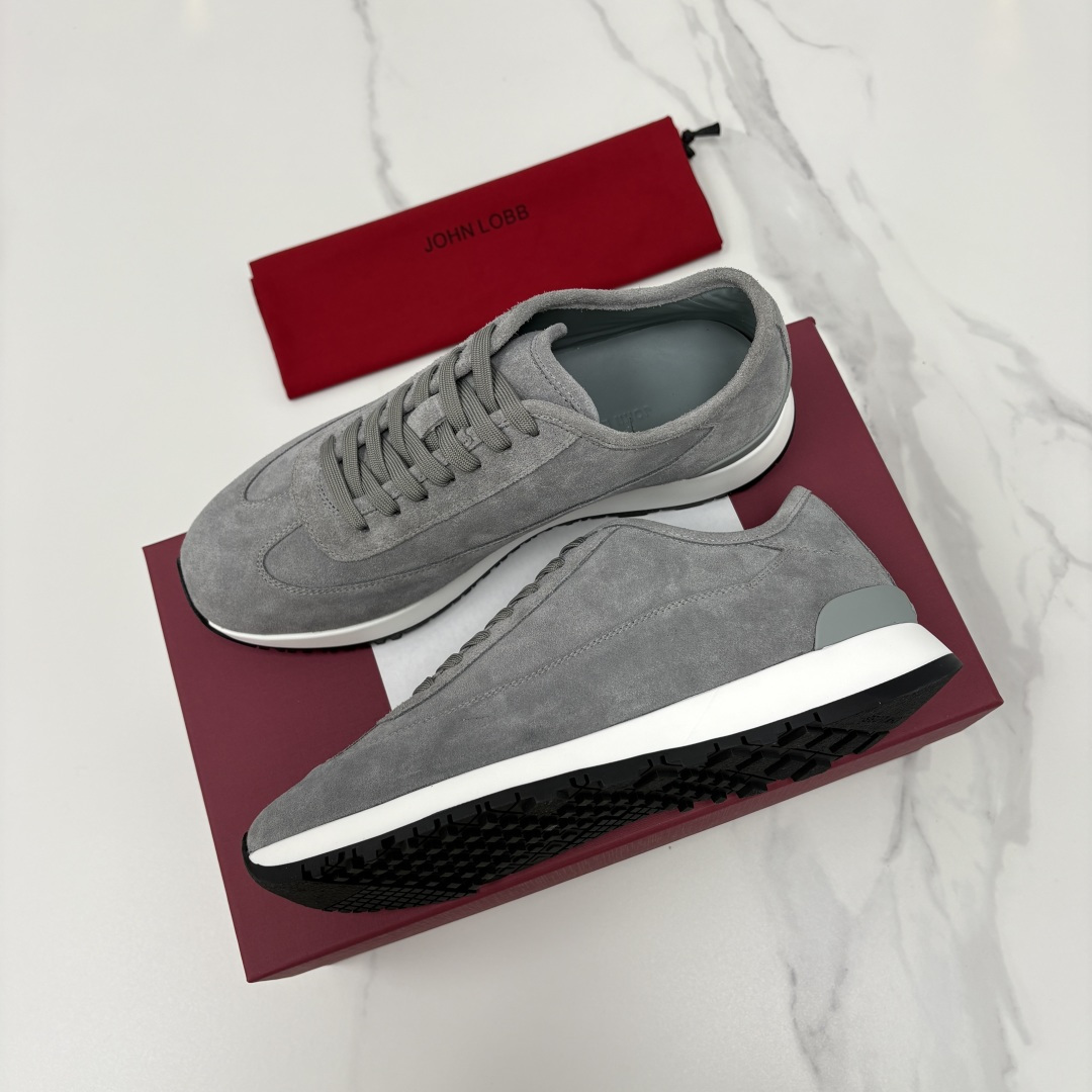 💋💍JL家新品 John Lobb 休闲鞋男士轻奢运动鞋 官方 10,300 作为爱马-仕旗下顶级鞋履品