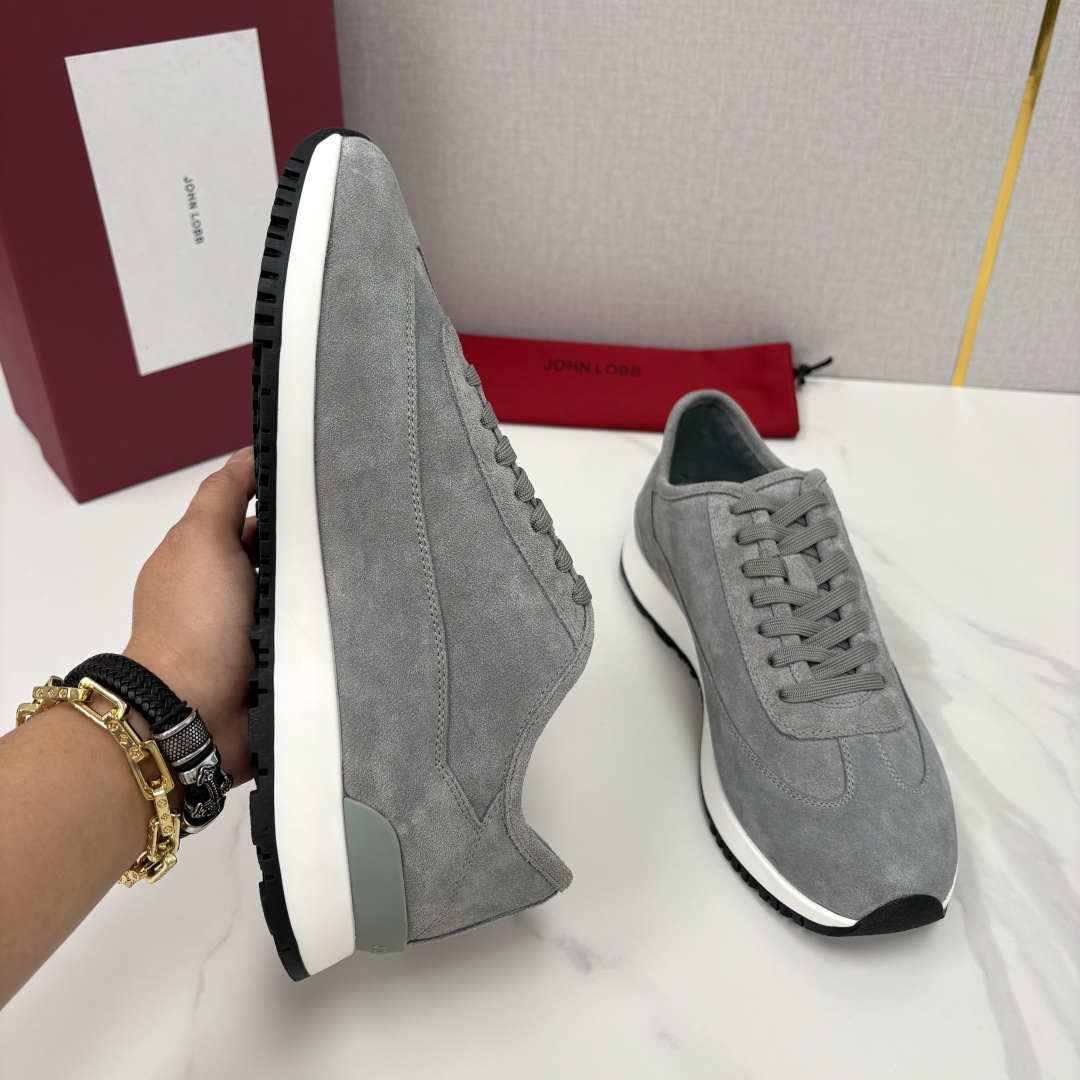💋💍JL家新品 John Lobb 休闲鞋男士轻奢运动鞋 官方 10,300 作为爱马-仕旗下顶级鞋履品