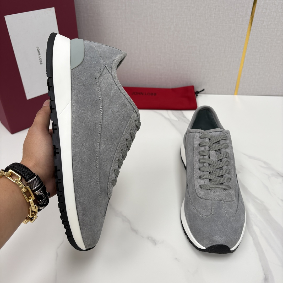 💋💍JL家新品 John Lobb 休闲鞋男士轻奢运动鞋 官方 10,300 作为爱马-仕旗下顶级鞋履品
