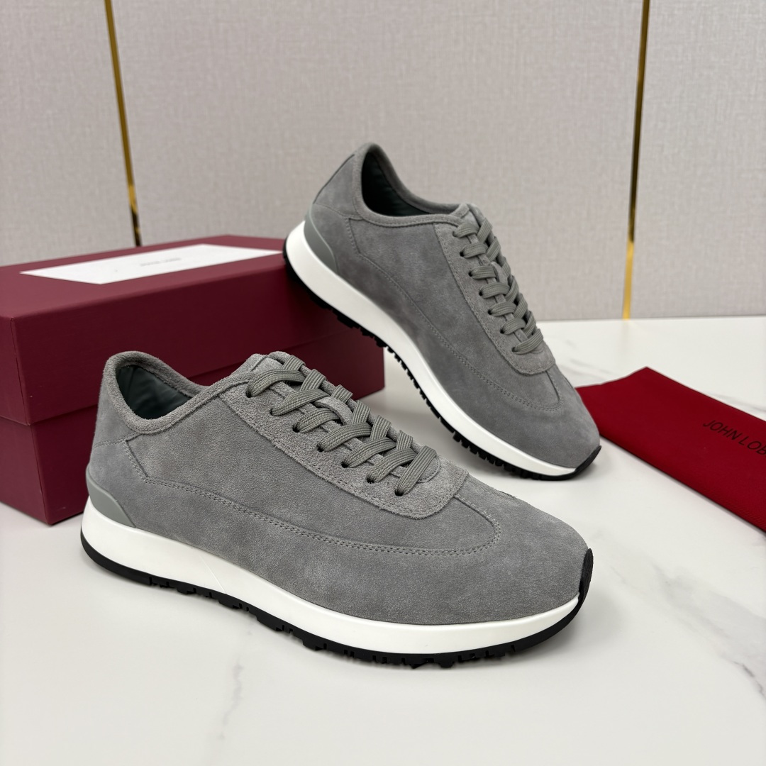 💋💍JL家新品 John Lobb 休闲鞋男士轻奢运动鞋 官方 10,300 作为爱马-仕旗下顶级鞋履品