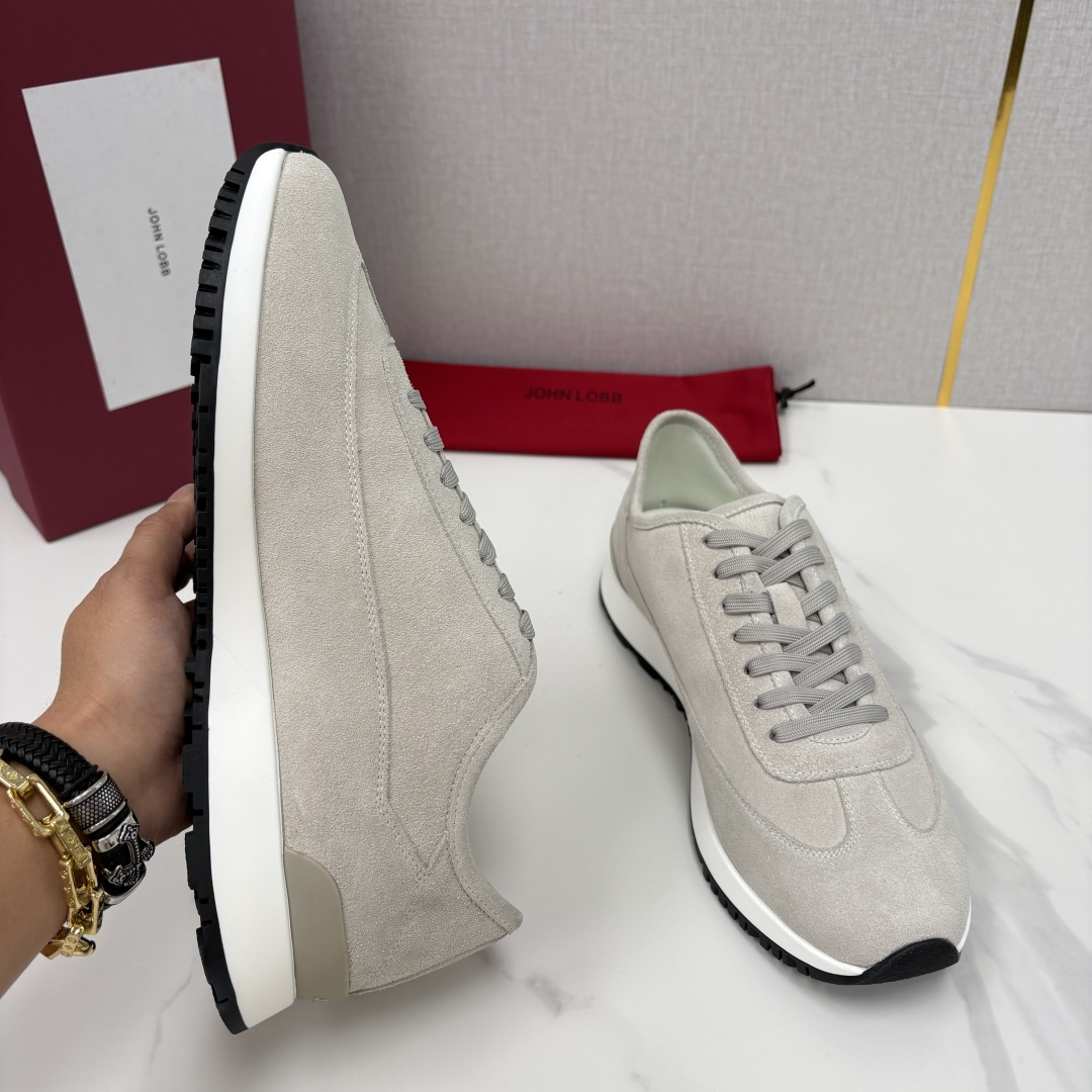 💋💍JL家新品 John Lobb 休闲鞋男士轻奢运动鞋 官方 10,300 作为爱马-仕旗下顶级鞋履品