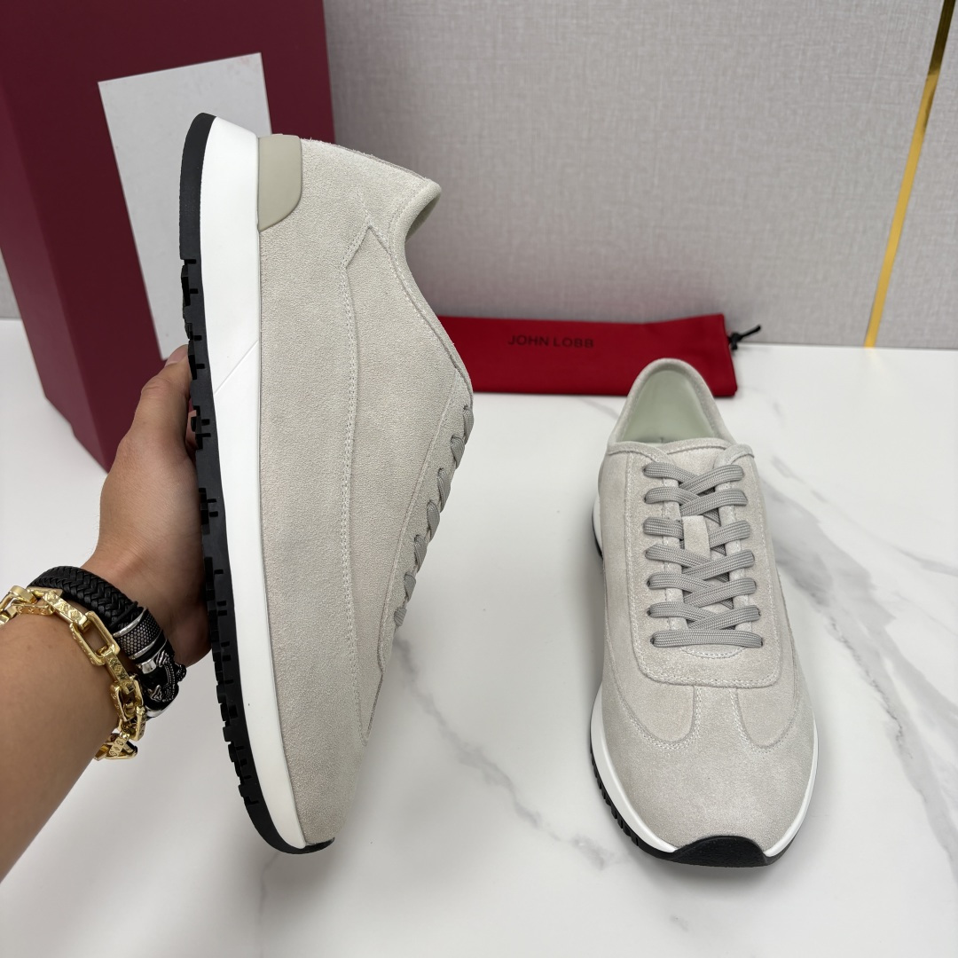 💋💍JL家新品 John Lobb 休闲鞋男士轻奢运动鞋 官方 10,300 作为爱马-仕旗下顶级鞋履品