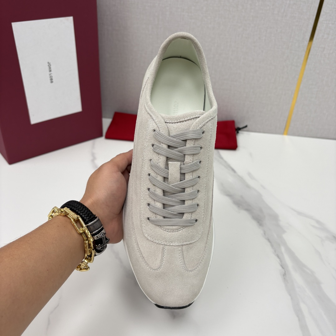 💋💍JL家新品 John Lobb 休闲鞋男士轻奢运动鞋 官方 10,300 作为爱马-仕旗下顶级鞋履品