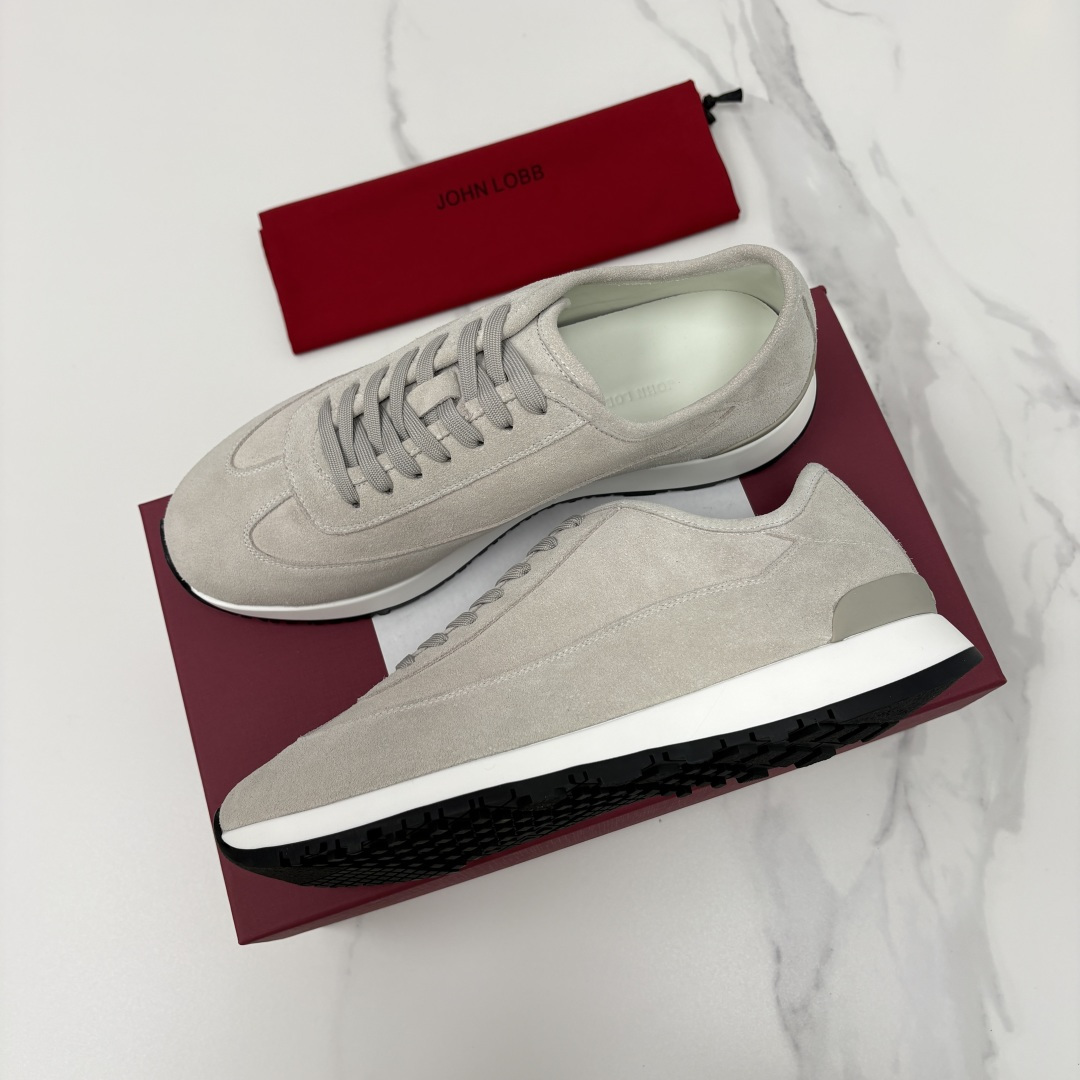 💋💍JL家新品 John Lobb 休闲鞋男士轻奢运动鞋 官方 10,300 作为爱马-仕旗下顶级鞋履品