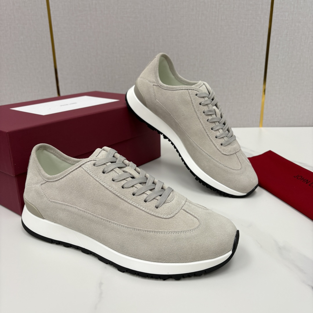 💋💍JL家新品 John Lobb 休闲鞋男士轻奢运动鞋 官方 10,300 作为爱马-仕旗下顶级鞋履品