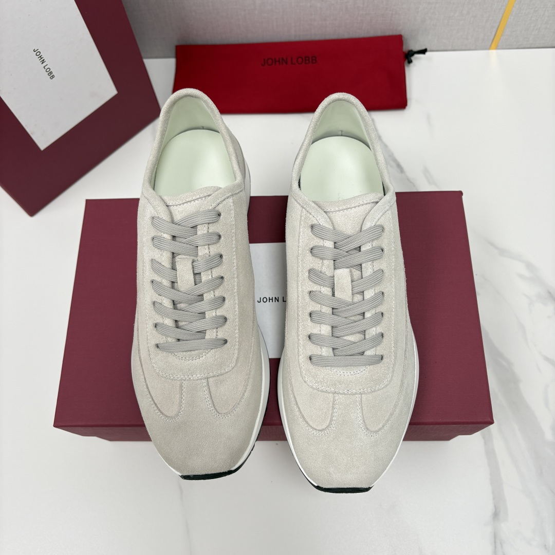 💋💍JL家新品 John Lobb 休闲鞋男士轻奢运动鞋 官方 10,300 作为爱马-仕旗下顶级鞋履品