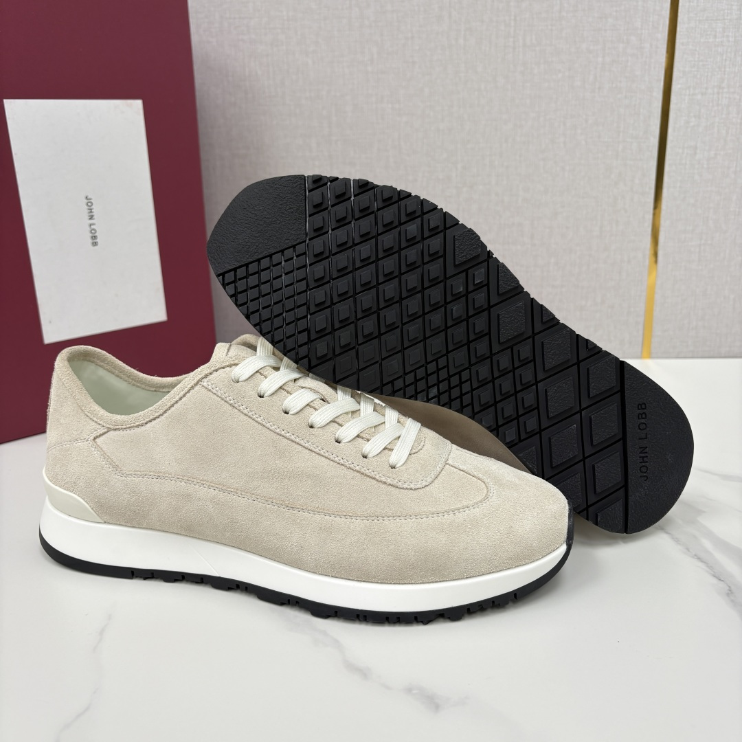💋💍JL家新品 John Lobb 休闲鞋男士轻奢运动鞋 官方 10,300 作为爱马-仕旗下顶级鞋履品