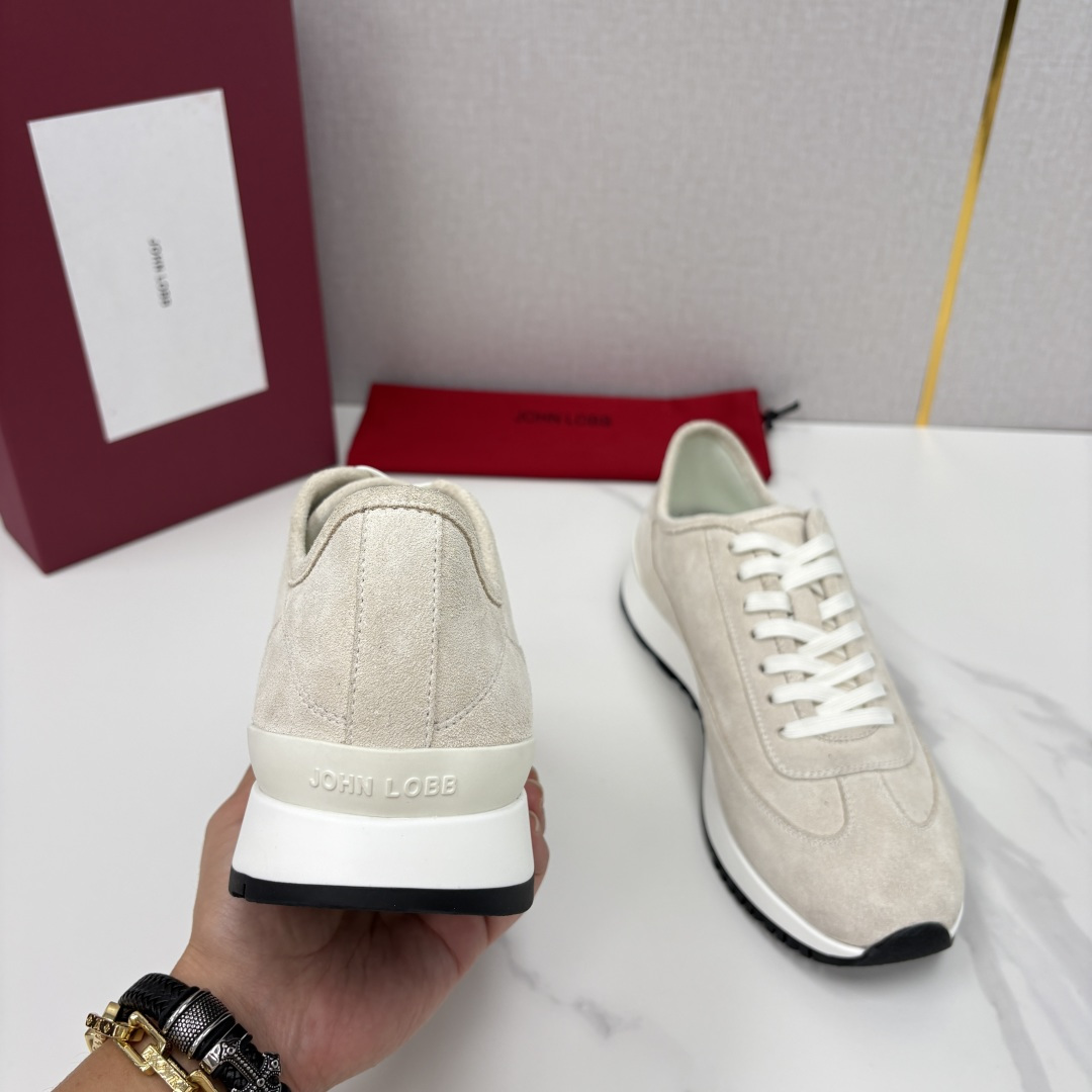💋💍JL家新品 John Lobb 休闲鞋男士轻奢运动鞋 官方 10,300 作为爱马-仕旗下顶级鞋履品