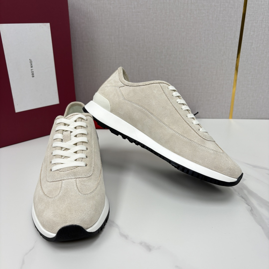 💋💍JL家新品 John Lobb 休闲鞋男士轻奢运动鞋 官方 10,300 作为爱马-仕旗下顶级鞋履品