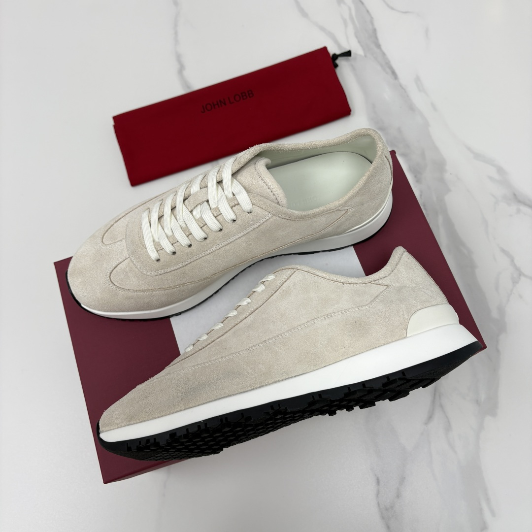 💋💍JL家新品 John Lobb 休闲鞋男士轻奢运动鞋 官方 10,300 作为爱马-仕旗下顶级鞋履品