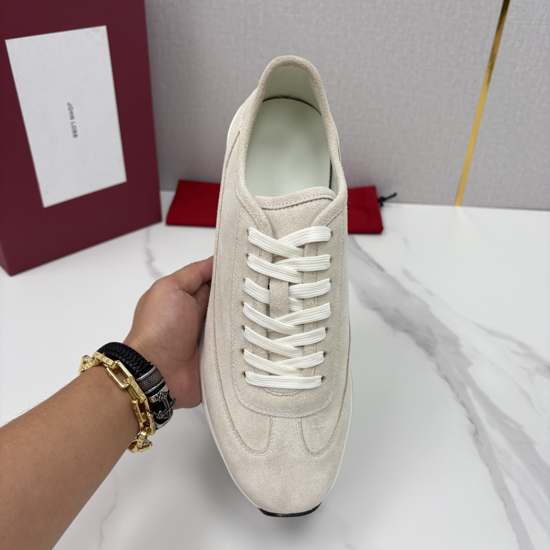 💋💍JL家新品 John Lobb 休闲鞋男士轻奢运动鞋 官方 10,300 作为爱马-仕旗下顶级鞋履品