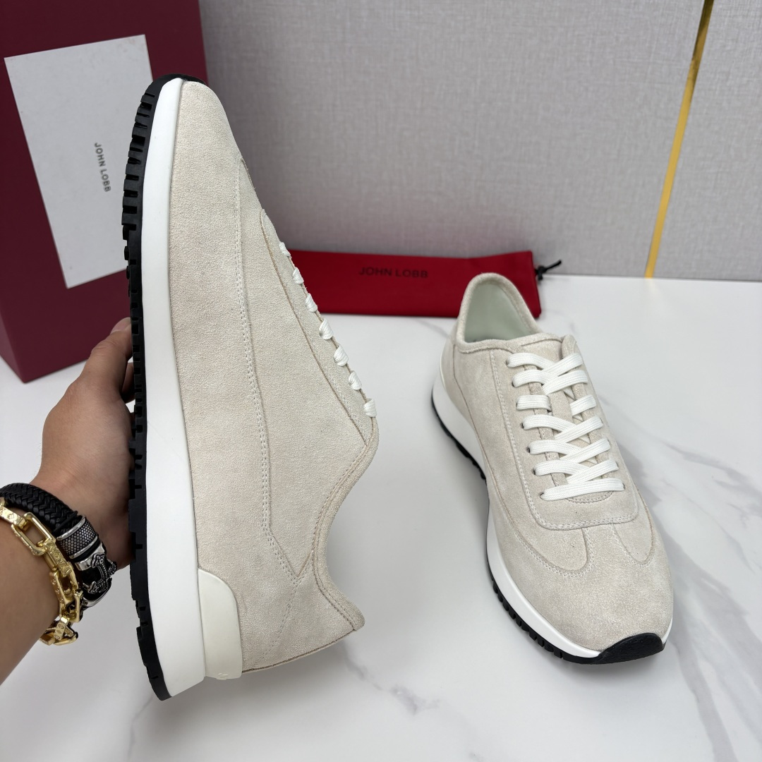 💋💍JL家新品 John Lobb 休闲鞋男士轻奢运动鞋 官方 10,300 作为爱马-仕旗下顶级鞋履品