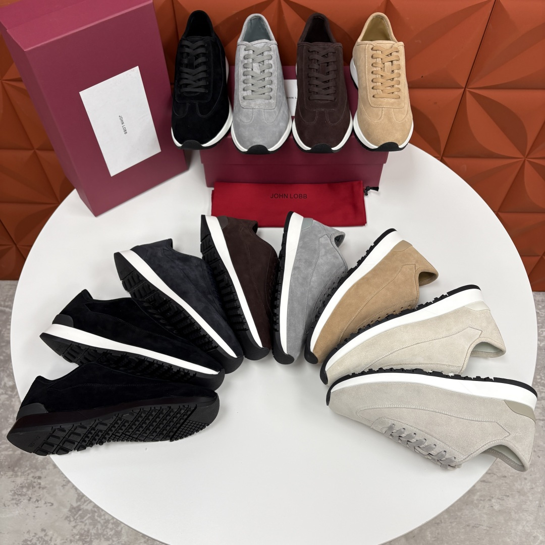 💋💍JL家新品 John Lobb 休闲鞋男士轻奢运动鞋 官方 10,300 作为爱马-仕旗下顶级鞋履品