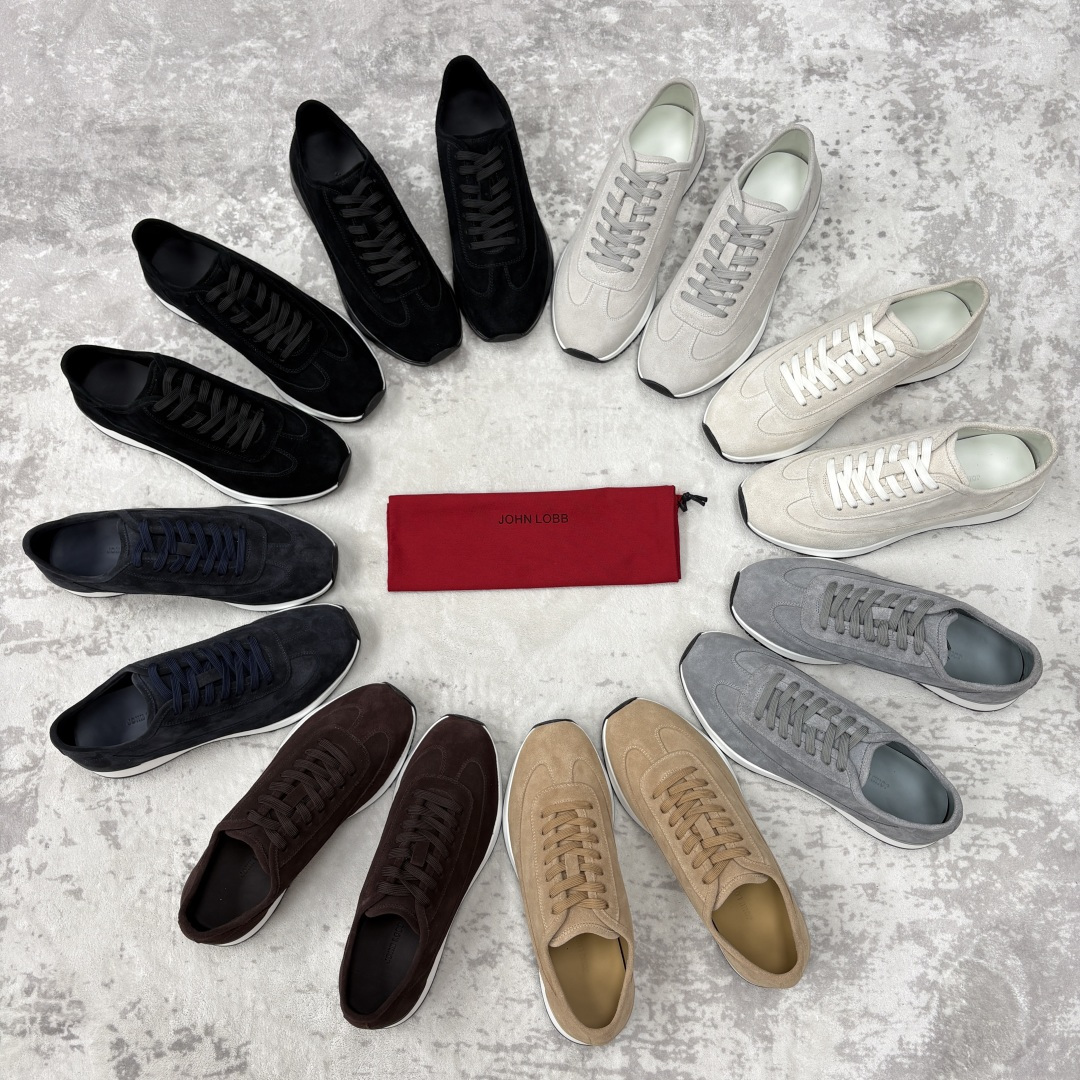 💋💍JL家新品 John Lobb 休闲鞋男士轻奢运动鞋 官方 10,300 作为爱马-仕旗下顶级鞋履品