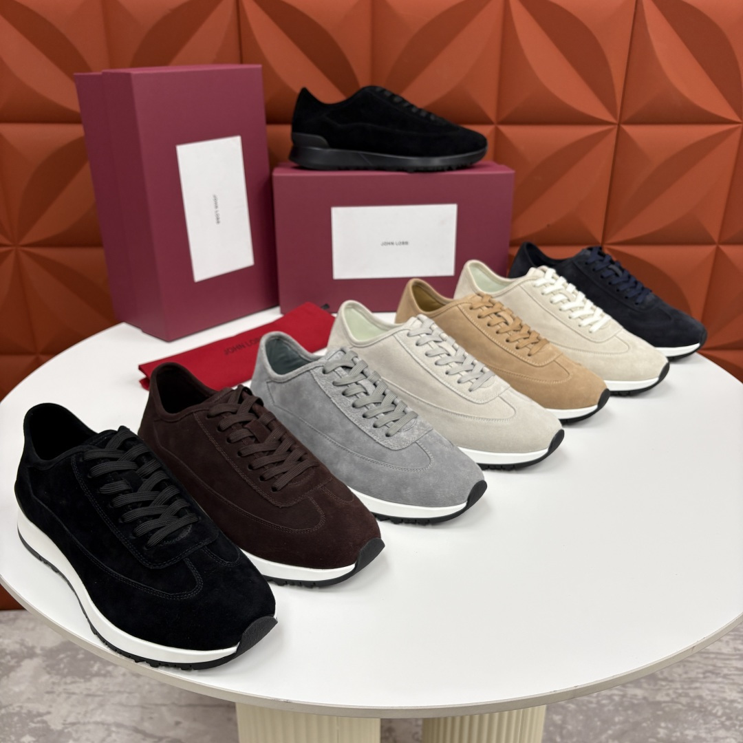 💋💍JL家新品 John Lobb 休闲鞋男士轻奢运动鞋 官方 10,300 作为爱马-仕旗下顶级鞋履品