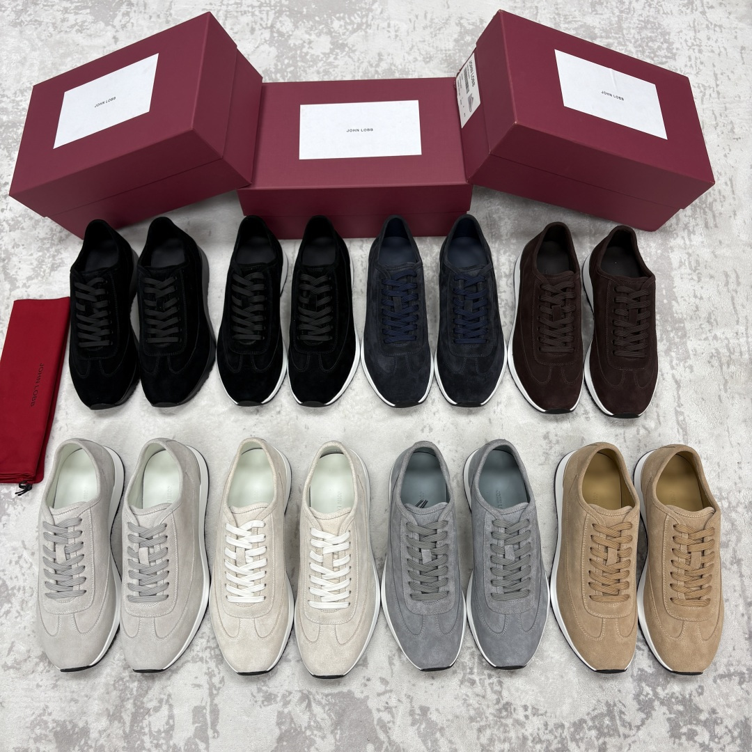 💋💍JL家新品 John Lobb 休闲鞋男士轻奢运动鞋 官方 10,300 作为爱马-仕旗下顶级鞋履品