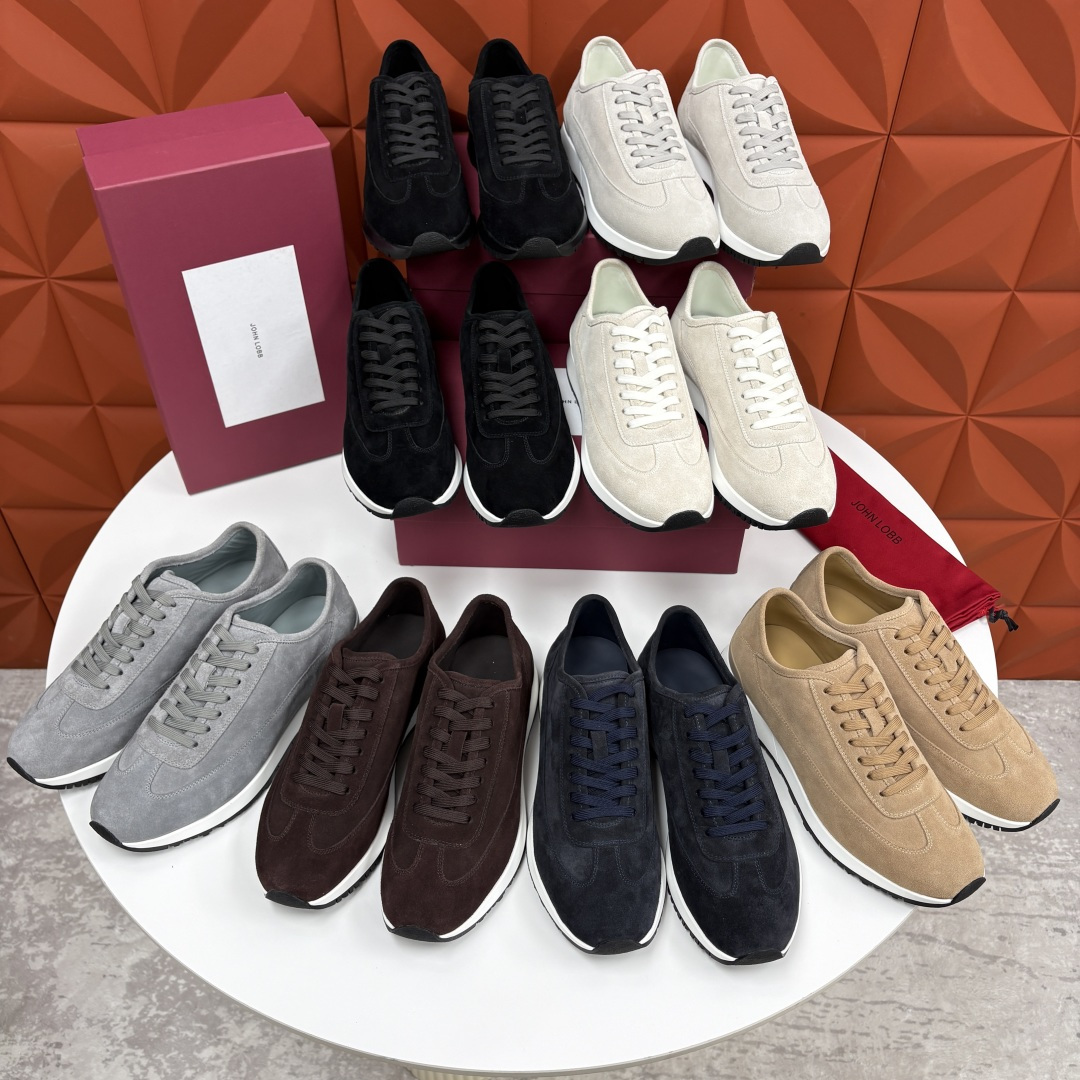 💋💍JL家新品 John Lobb 休闲鞋男士轻奢运动鞋 官方 10,300 作为爱马-仕旗下顶级鞋履品