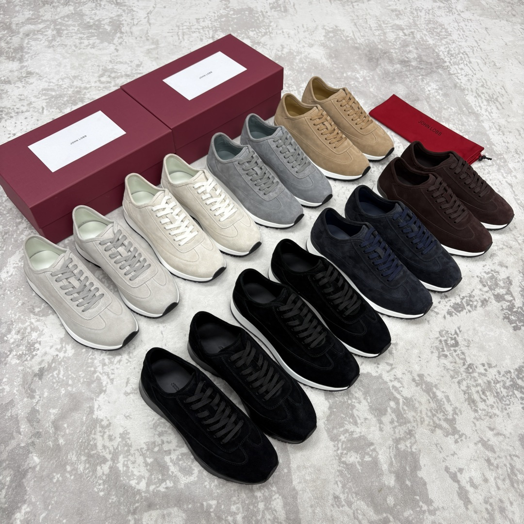 💋💍JL家新品 John Lobb 休闲鞋男士轻奢运动鞋 官方 10,300 作为爱马-仕旗下顶级鞋履品