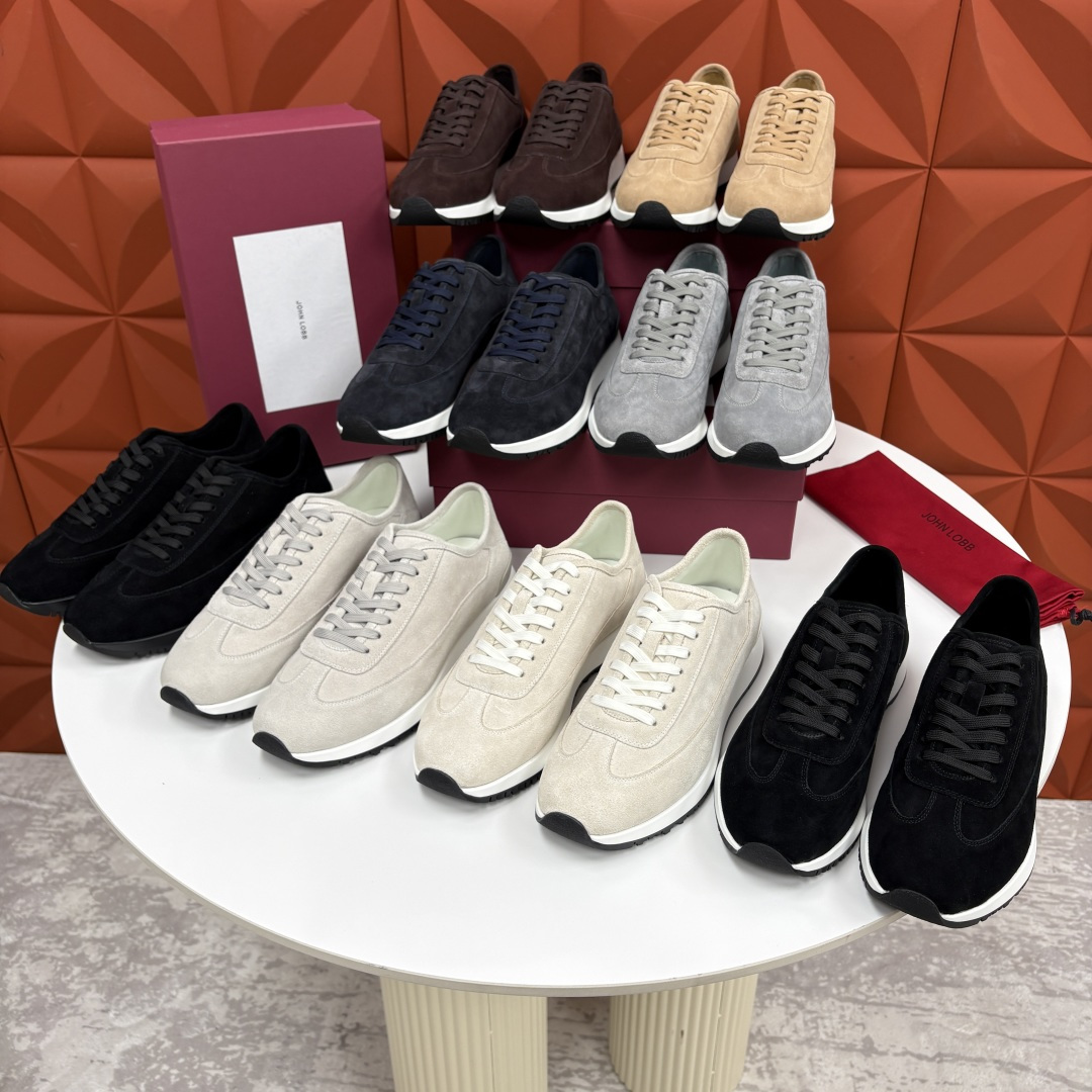 💋💍JL家新品 John Lobb 休闲鞋男士轻奢运动鞋 官方 10,300 作为爱马-仕旗下顶级鞋履品