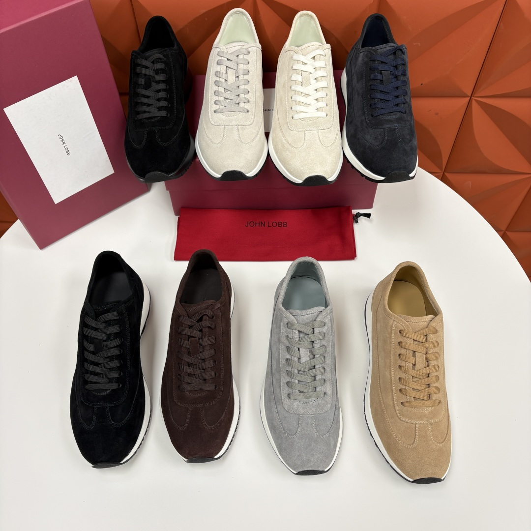 💋💍JL家新品 John Lobb 休闲鞋男士轻奢运动鞋 官方 10,300 作为爱马-仕旗下顶级鞋履品