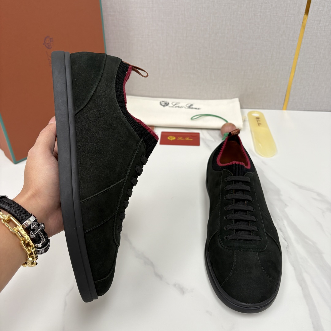 💋💍LP 家新品 Loro Pian* 诺悠*翩雅 Soho Walk 男士德训板鞋 官方 8,600 