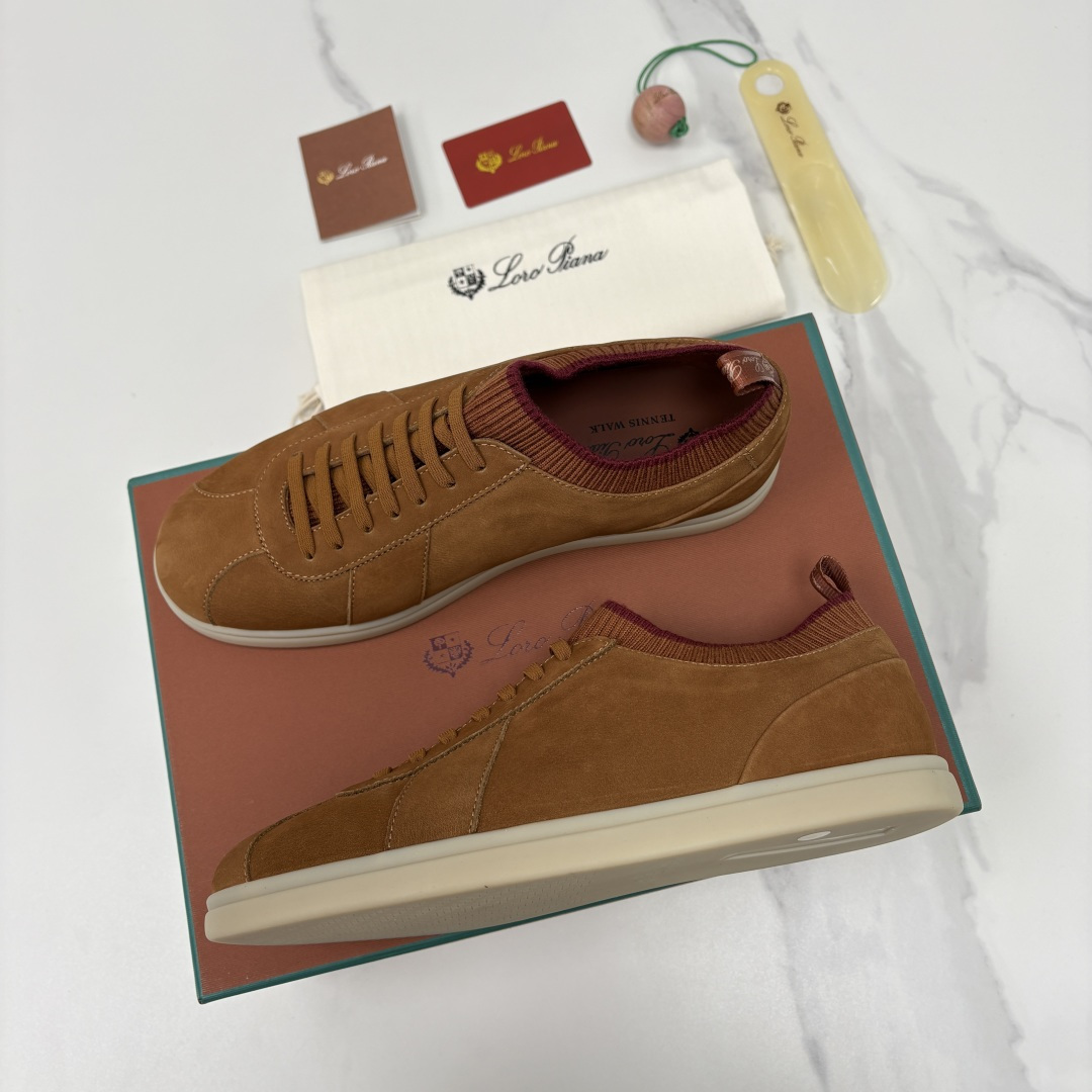 💋💍LP 家新品 Loro Pian* 诺悠*翩雅 Soho Walk 男士德训板鞋 官方 8,600 