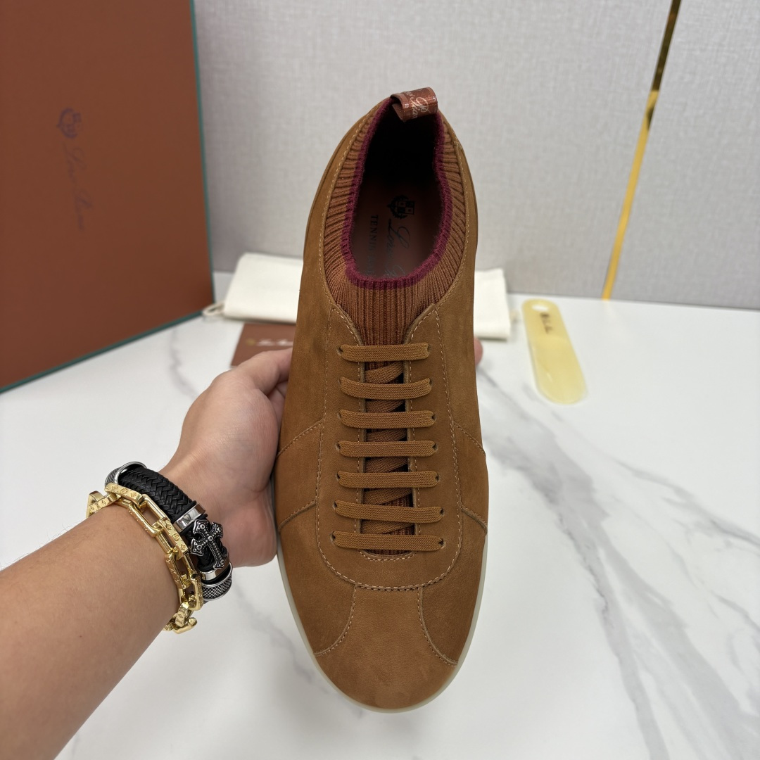 💋💍LP 家新品 Loro Pian* 诺悠*翩雅 Soho Walk 男士德训板鞋 官方 8,600 