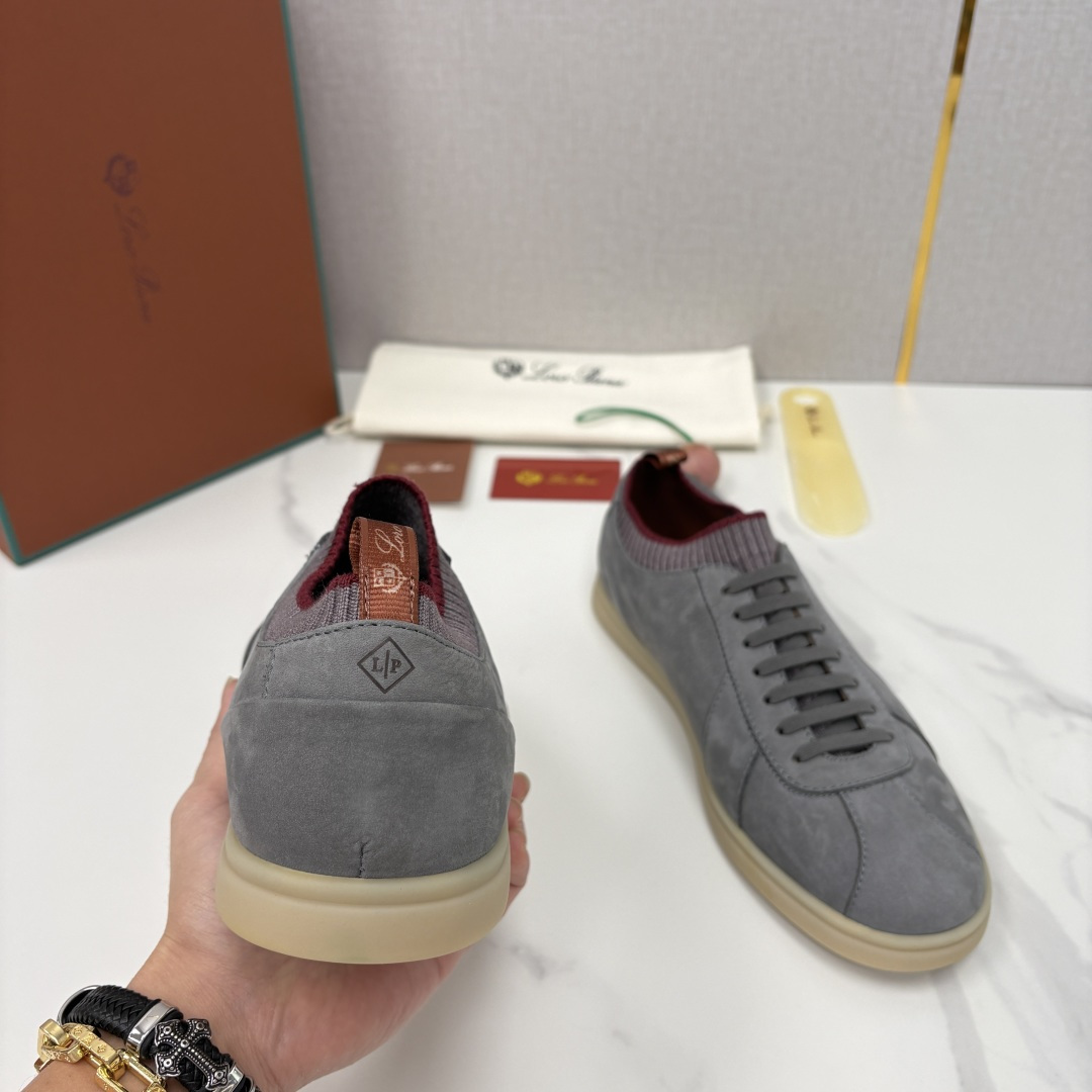 💋💍LP 家新品 Loro Pian* 诺悠*翩雅 Soho Walk 男士德训板鞋 官方 8,600 