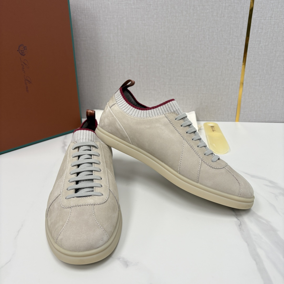 💋💍LP 家新品 Loro Pian* 诺悠*翩雅 Soho Walk 男士德训板鞋 官方 8,600 