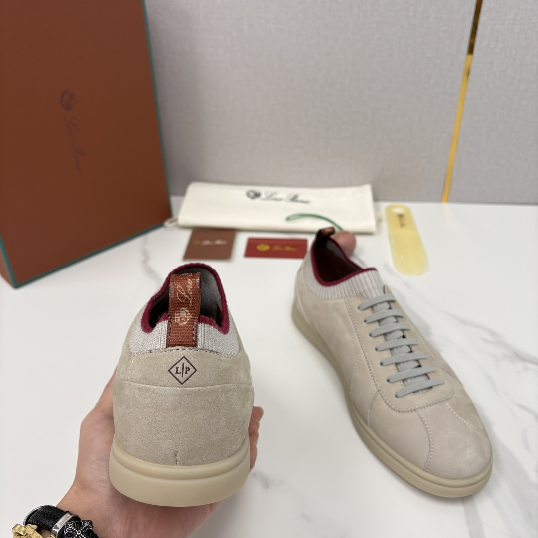 💋💍LP 家新品 Loro Pian* 诺悠*翩雅 Soho Walk 男士德训板鞋 官方 8,600 