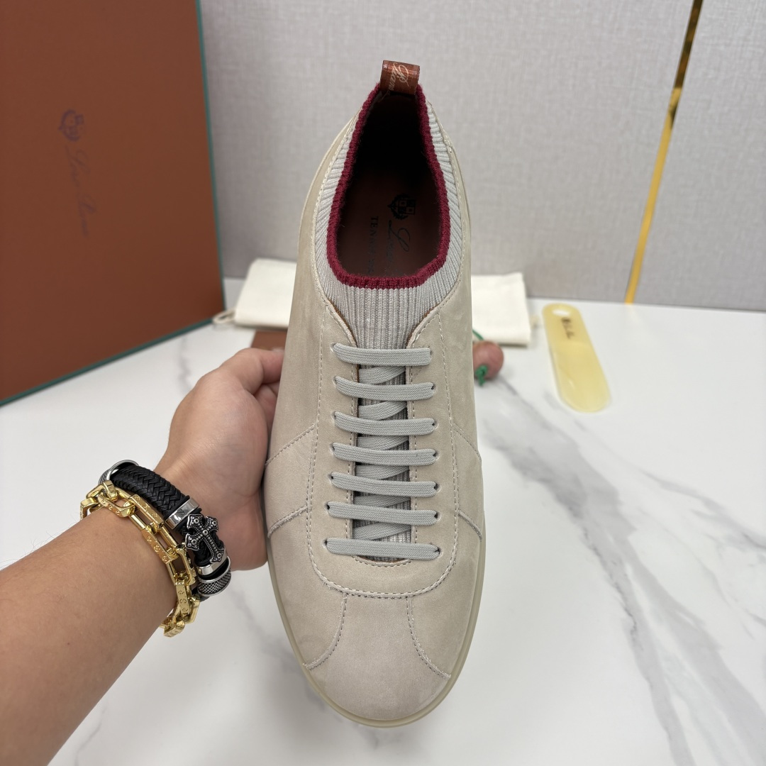 💋💍LP 家新品 Loro Pian* 诺悠*翩雅 Soho Walk 男士德训板鞋 官方 8,600 