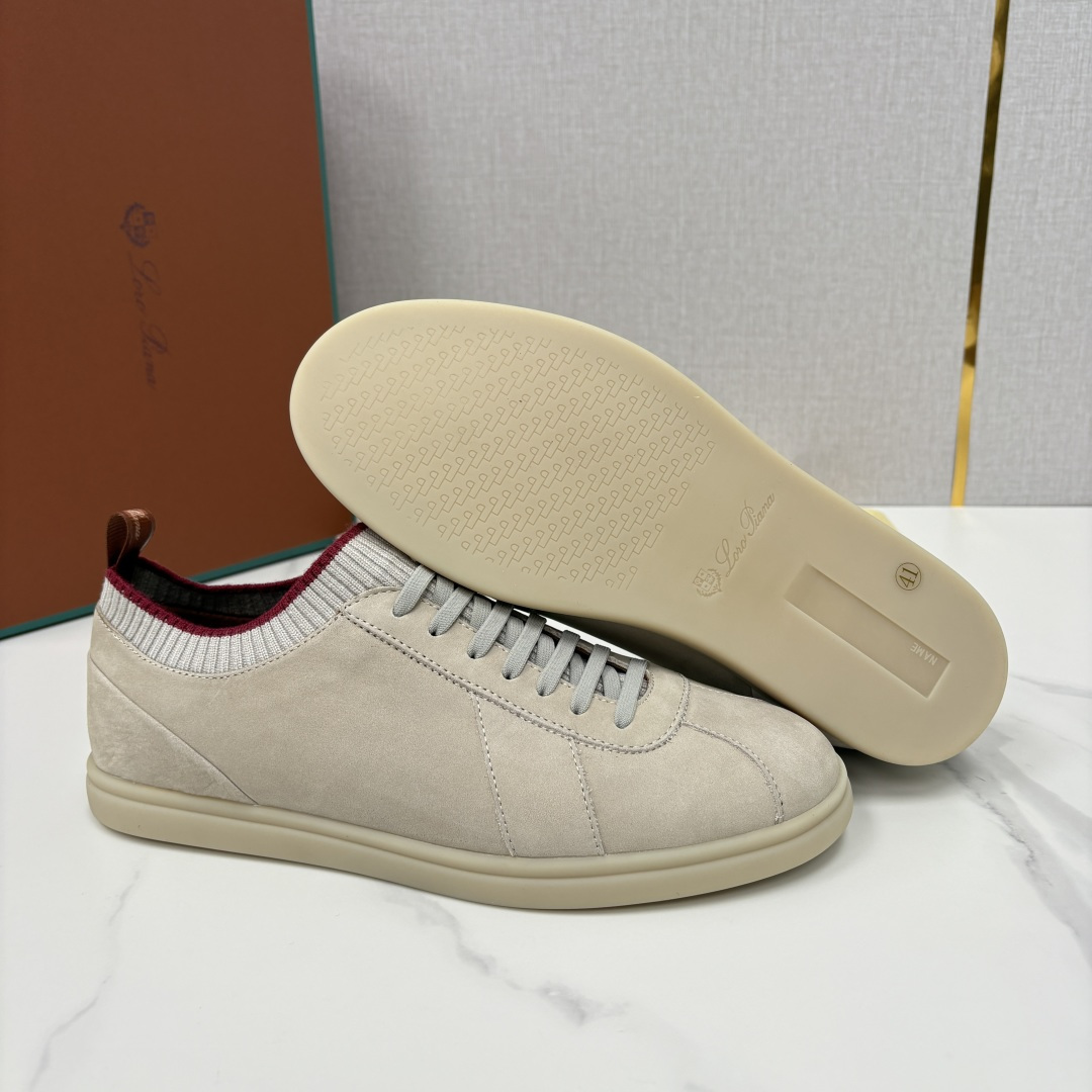 💋💍LP 家新品 Loro Pian* 诺悠*翩雅 Soho Walk 男士德训板鞋 官方 8,600 