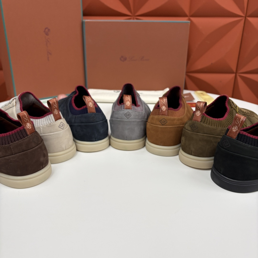 💋💍LP 家新品 Loro Pian* 诺悠*翩雅 Soho Walk 男士德训板鞋 官方 8,600 