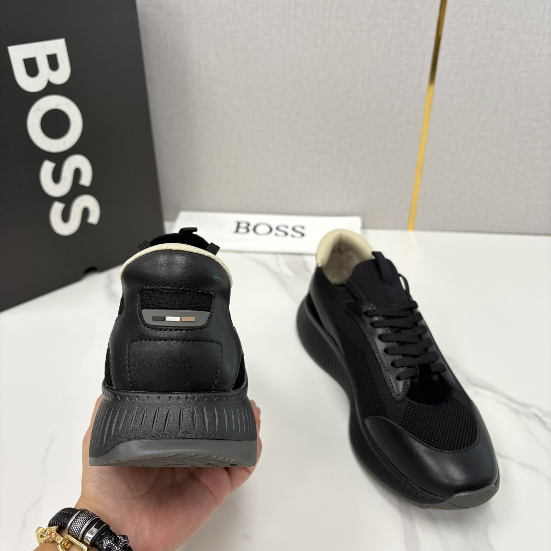 💋💍BOSS 男士新款 HUG*O BOSS男士休闲运动鞋：商务型格与运动基因的无缝衔接，解锁都市通勤新
