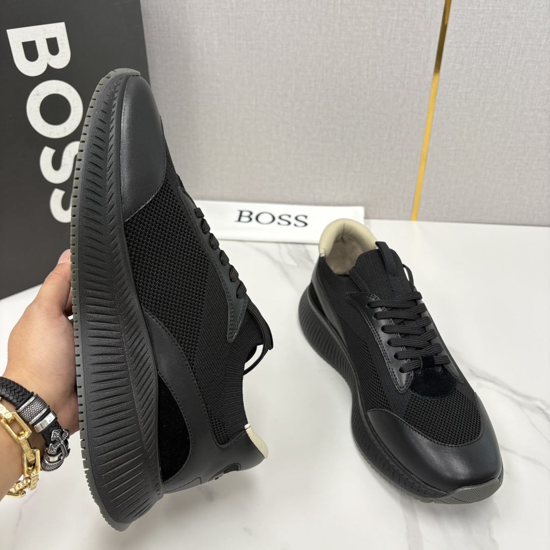 💋💍BOSS 男士新款 HUG*O BOSS男士休闲运动鞋：商务型格与运动基因的无缝衔接，解锁都市通勤新