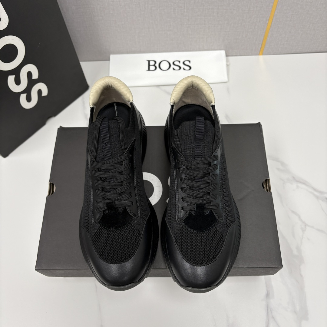 💋💍BOSS 男士新款 HUG*O BOSS男士休闲运动鞋：商务型格与运动基因的无缝衔接，解锁都市通勤新