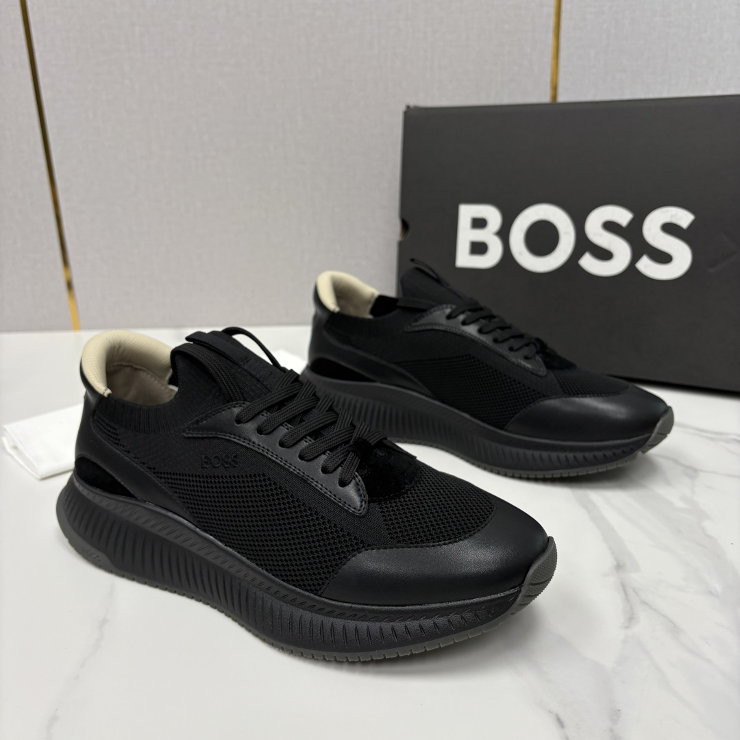 💋💍BOSS 男士新款 HUG*O BOSS男士休闲运动鞋：商务型格与运动基因的无缝衔接，解锁都市通勤新