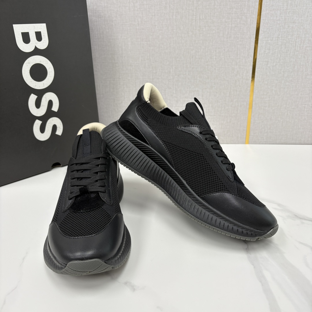 💋💍BOSS 男士新款 HUG*O BOSS男士休闲运动鞋：商务型格与运动基因的无缝衔接，解锁都市通勤新