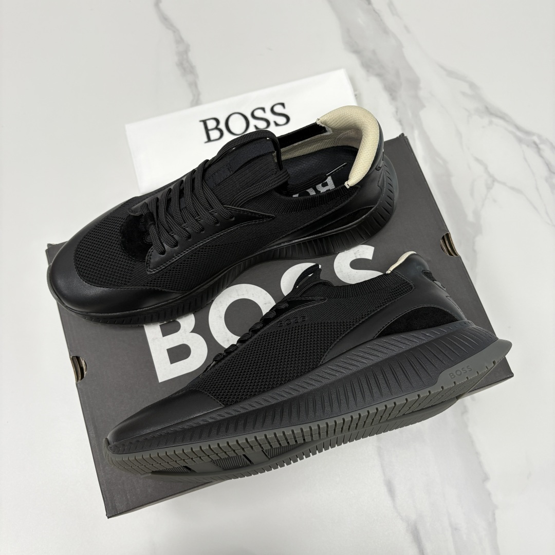 💋💍BOSS 男士新款 HUG*O BOSS男士休闲运动鞋：商务型格与运动基因的无缝衔接，解锁都市通勤新