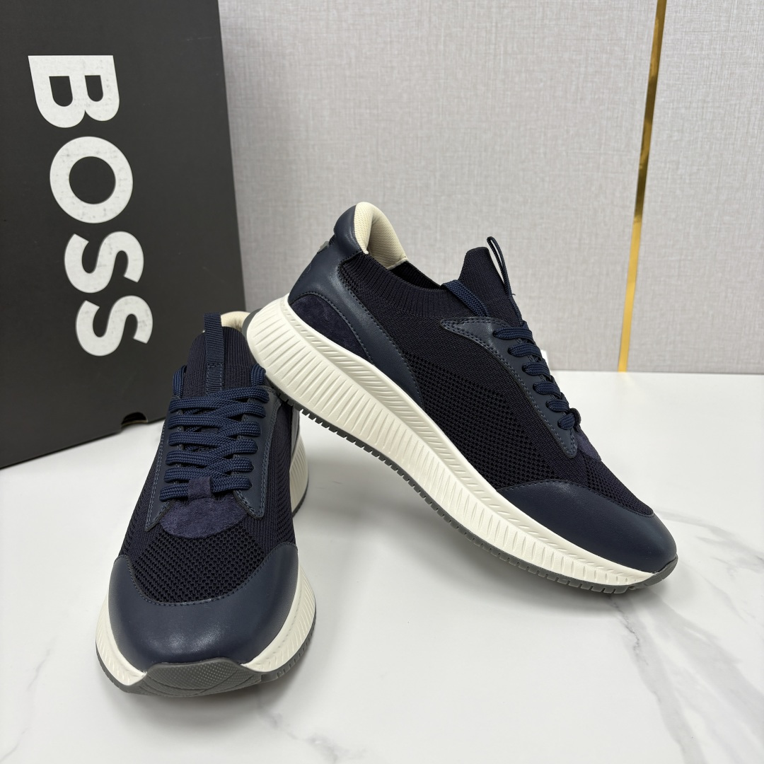 💋💍BOSS 男士新款 HUG*O BOSS男士休闲运动鞋：商务型格与运动基因的无缝衔接，解锁都市通勤新