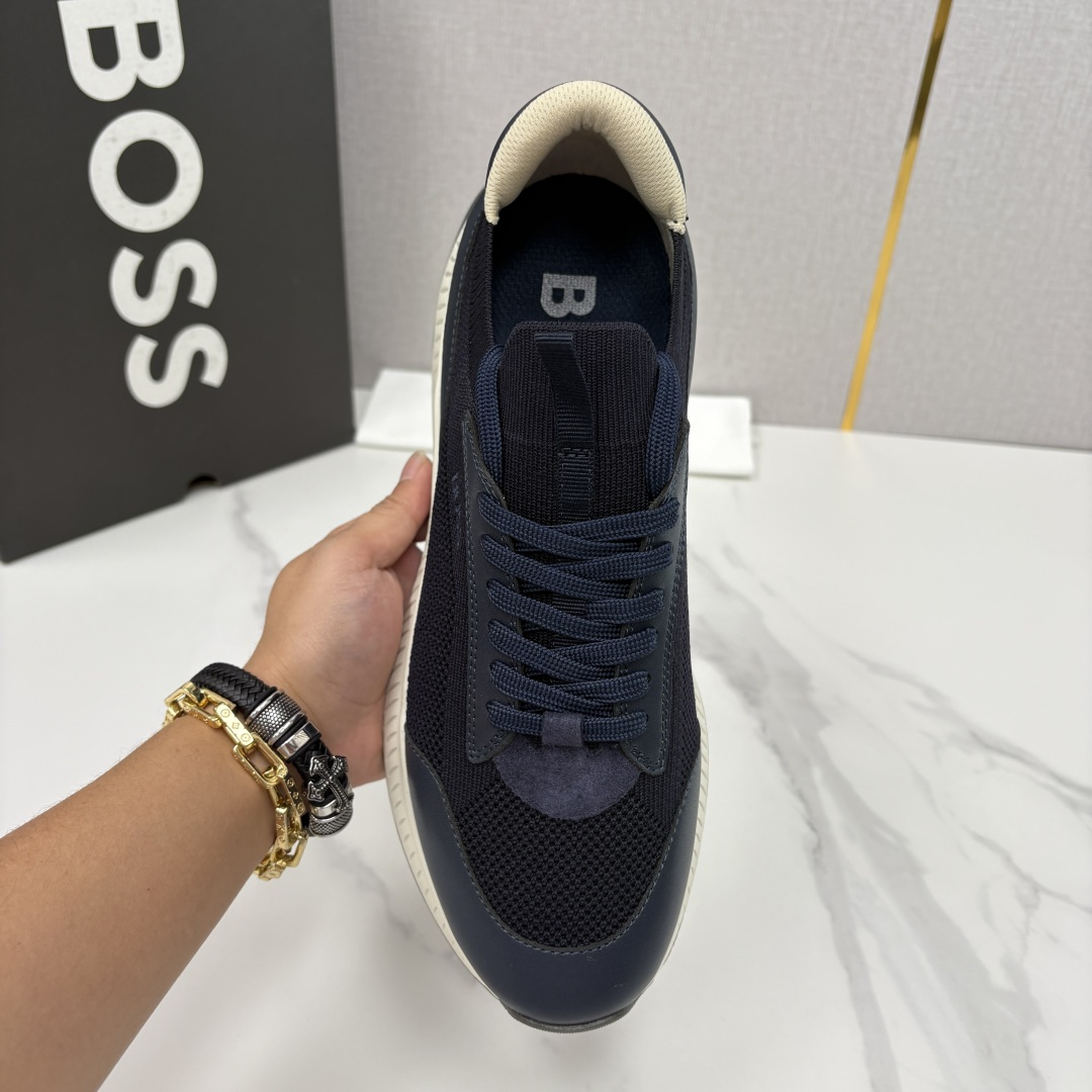 💋💍BOSS 男士新款 HUG*O BOSS男士休闲运动鞋：商务型格与运动基因的无缝衔接，解锁都市通勤新