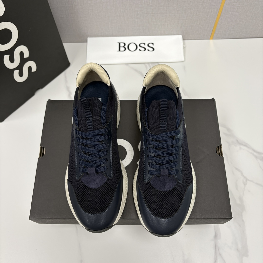 💋💍BOSS 男士新款 HUG*O BOSS男士休闲运动鞋：商务型格与运动基因的无缝衔接，解锁都市通勤新