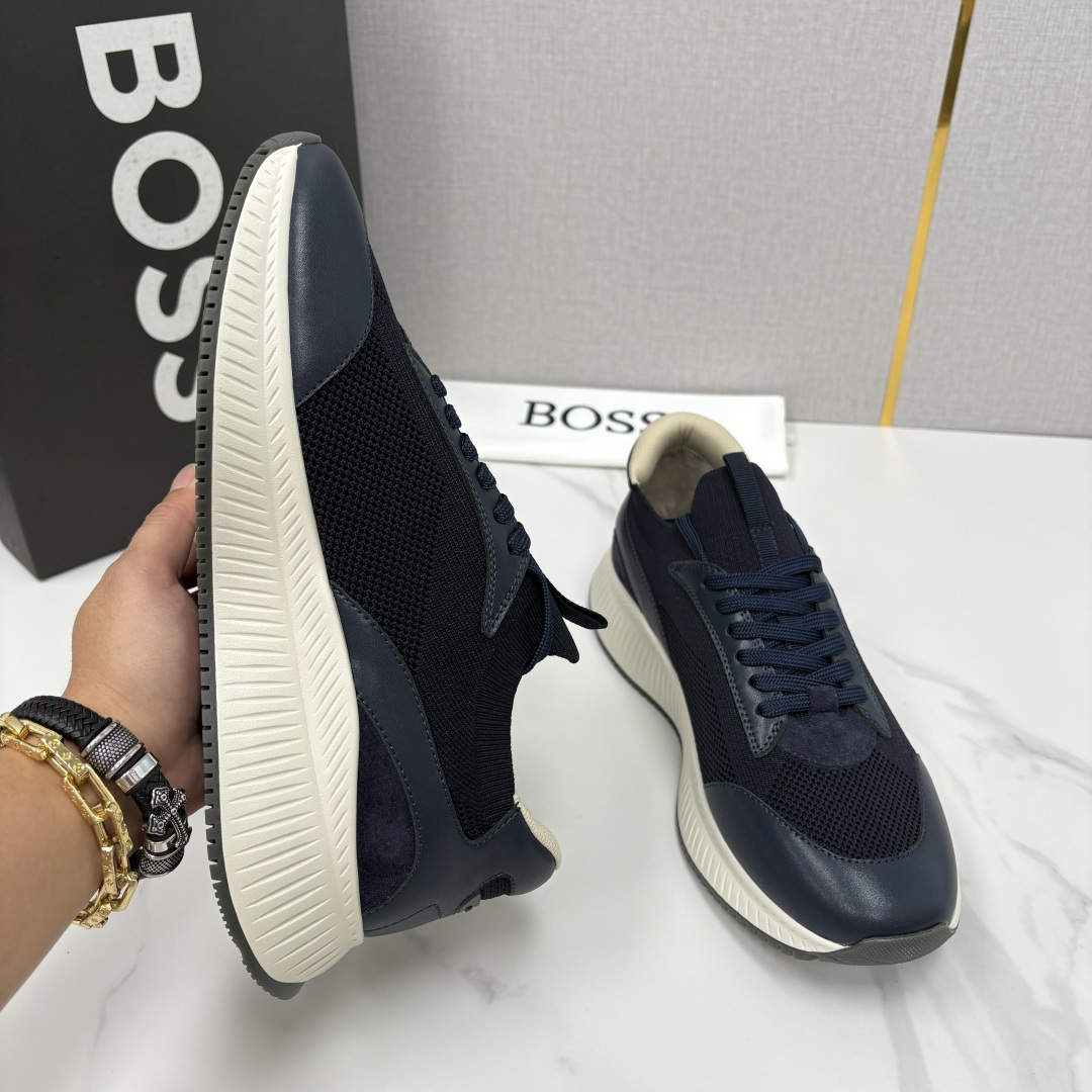 💋💍BOSS 男士新款 HUG*O BOSS男士休闲运动鞋：商务型格与运动基因的无缝衔接，解锁都市通勤新