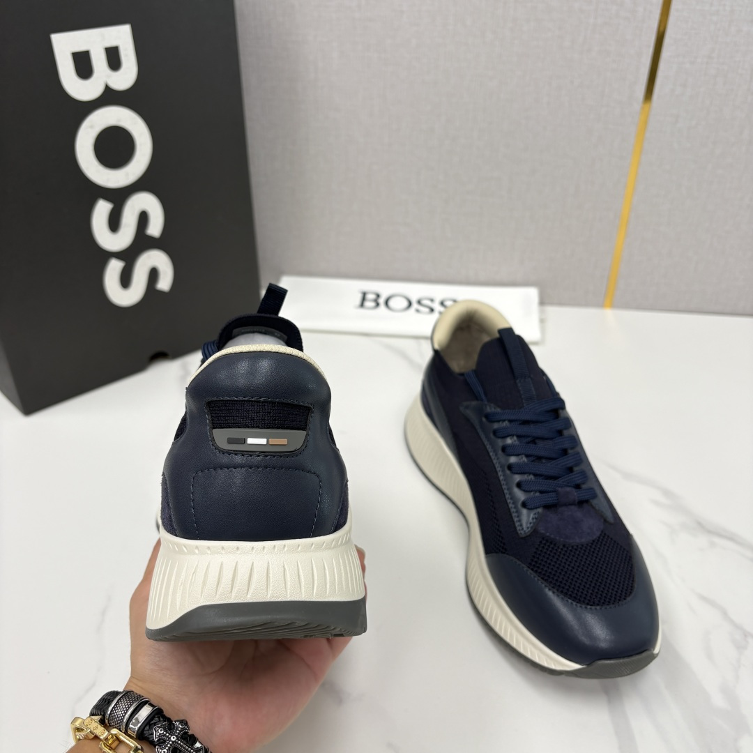 💋💍BOSS 男士新款 HUG*O BOSS男士休闲运动鞋：商务型格与运动基因的无缝衔接，解锁都市通勤新