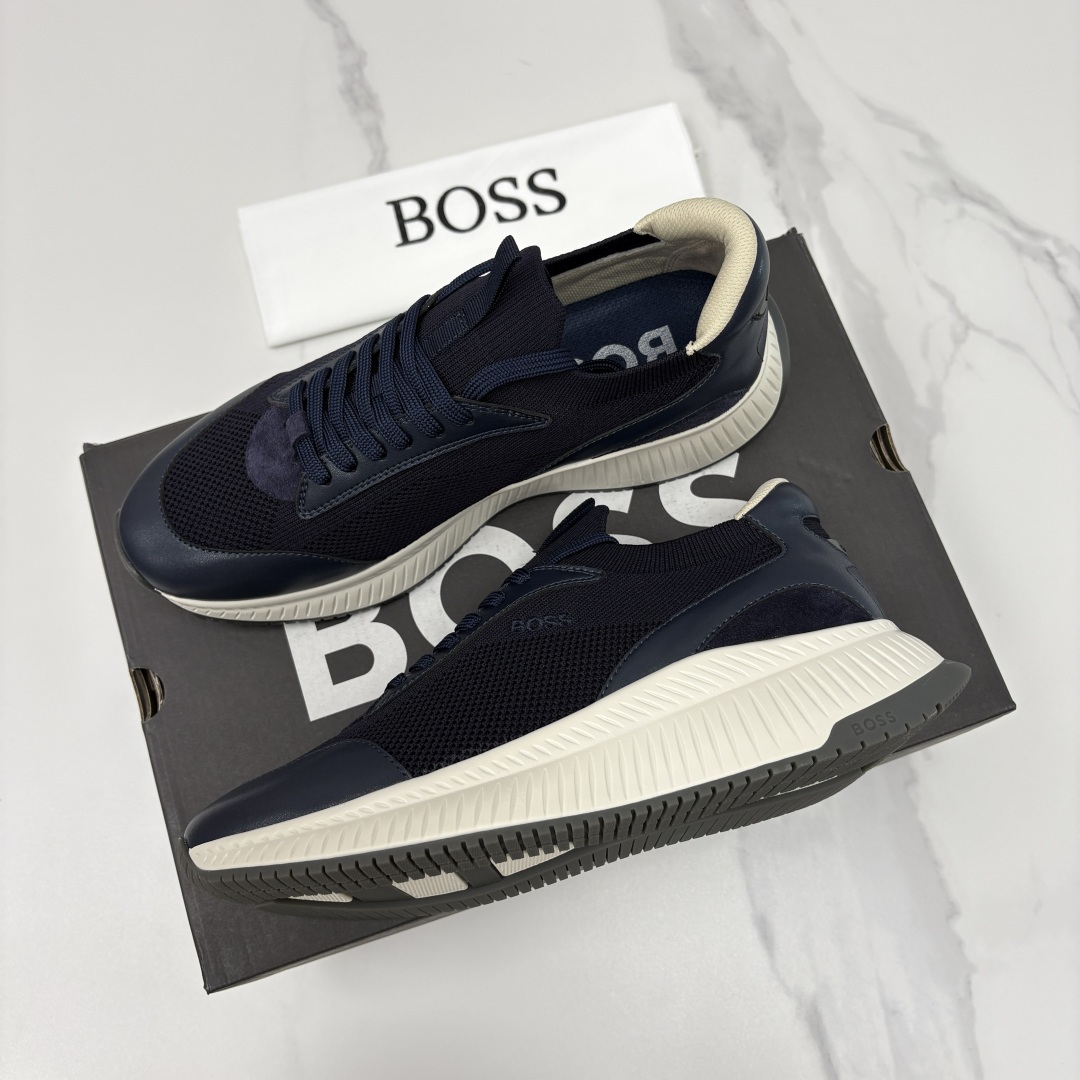 💋💍BOSS 男士新款 HUG*O BOSS男士休闲运动鞋：商务型格与运动基因的无缝衔接，解锁都市通勤新