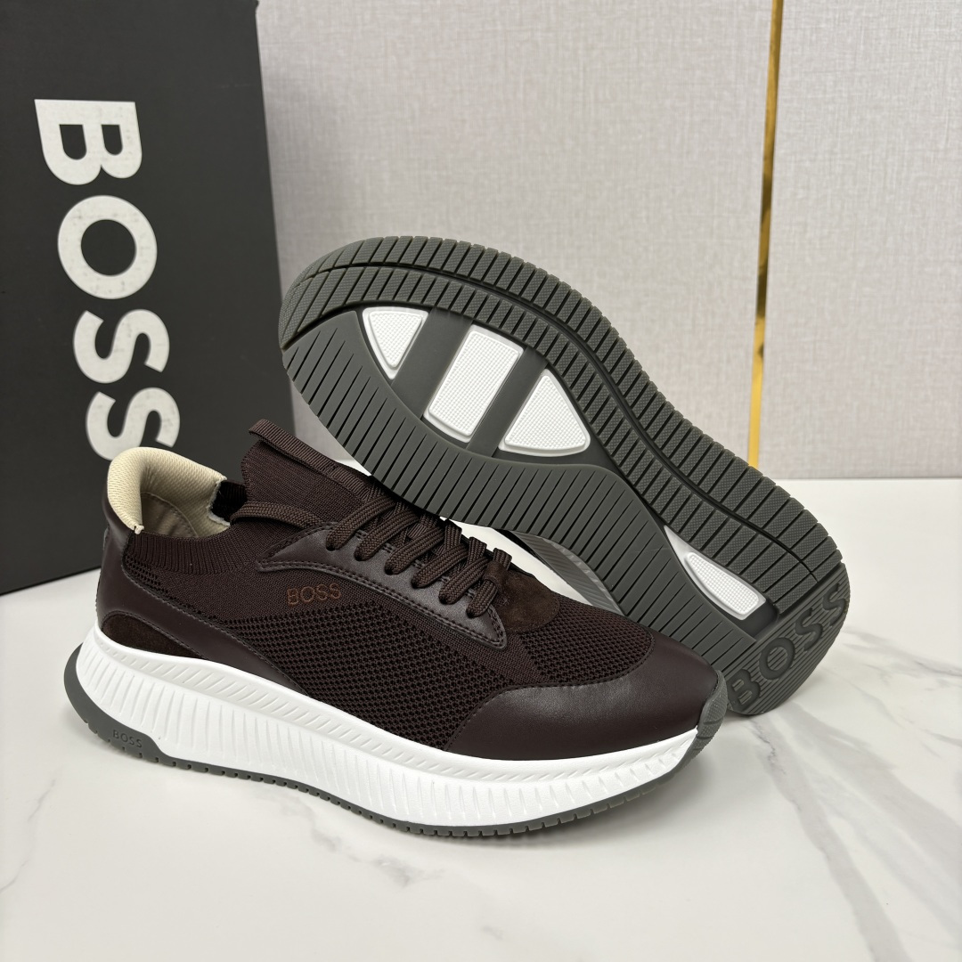 💋💍BOSS 男士新款 HUG*O BOSS男士休闲运动鞋：商务型格与运动基因的无缝衔接，解锁都市通勤新