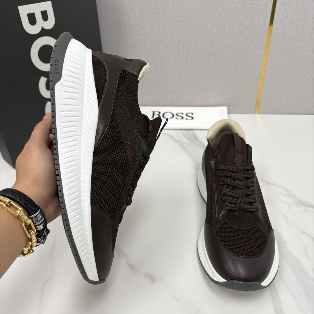 💋💍BOSS 男士新款 HUG*O BOSS男士休闲运动鞋：商务型格与运动基因的无缝衔接，解锁都市通勤新