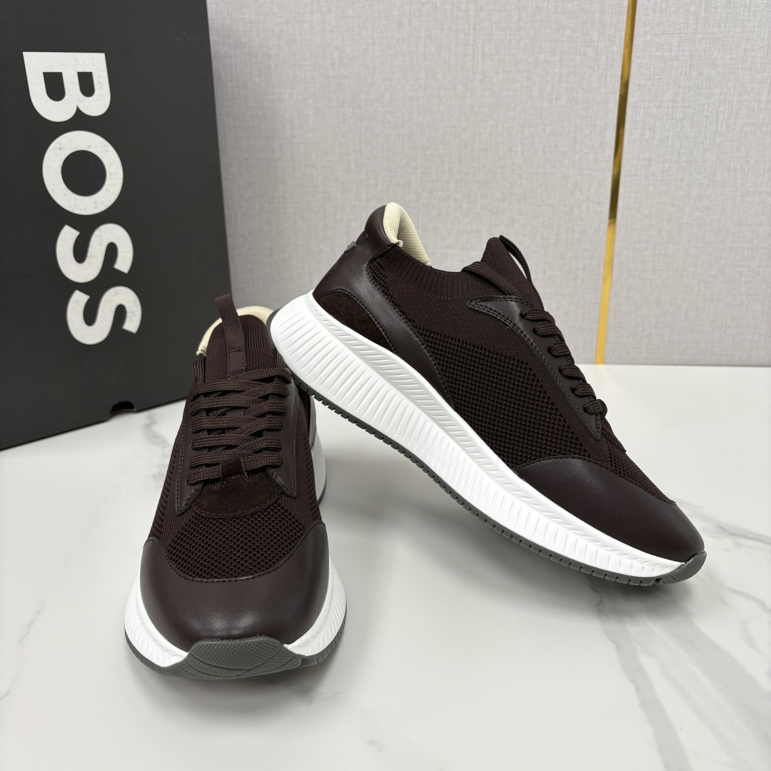 💋💍BOSS 男士新款 HUG*O BOSS男士休闲运动鞋：商务型格与运动基因的无缝衔接，解锁都市通勤新